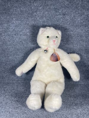 Vtg 1983 Dakin Elegante Cat Kitten Stuffed Plush Animal With Tag 20 