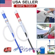 25" 2gal/min Battery-Powered Siphon Pump Handheld Liquid Gas/Oil/Water Transfer 