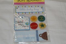 SOFT SPOKEN CHESTER "BABY BOY" LITTLE BABY BOY STICKERS SS-157