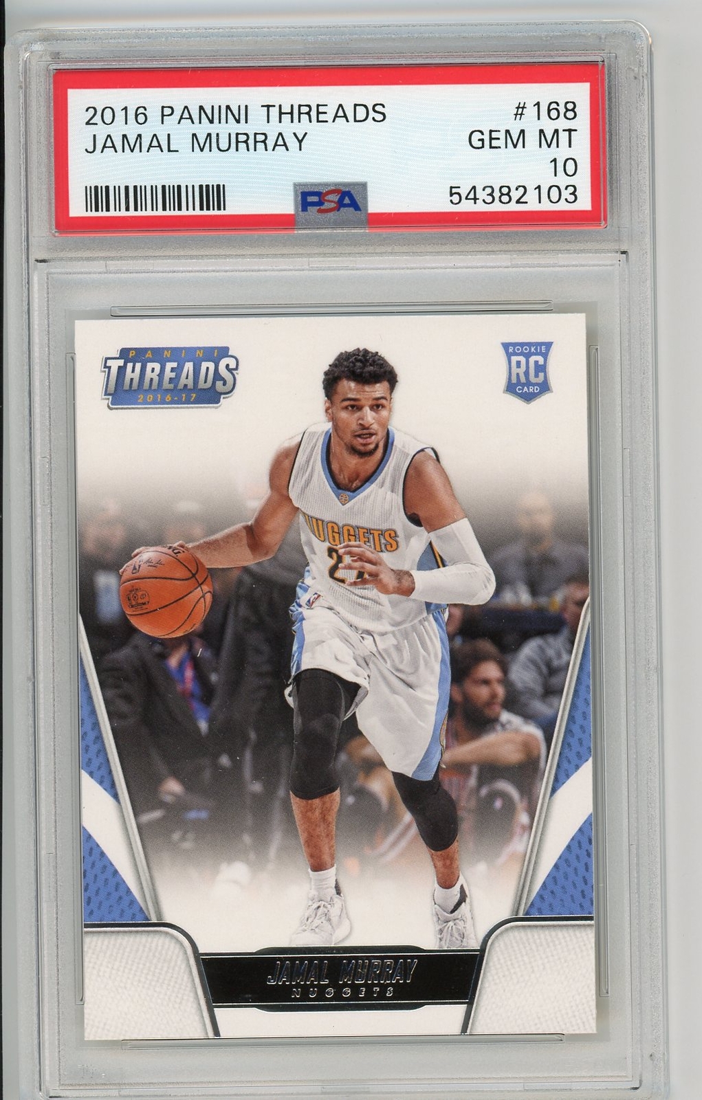 2016 Panini Threads JAMAL MURRAY Rookie #168 RC PSA 10