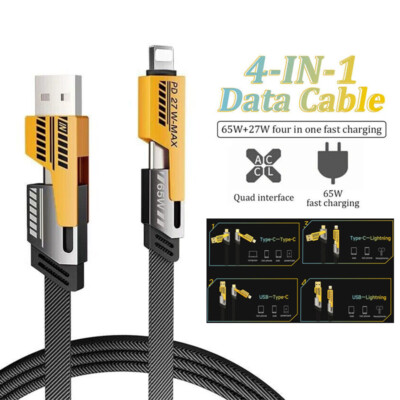 120W Fast Charger Adapter Multi Function Cord For Samsung A05s A05 A04s A04 A03s