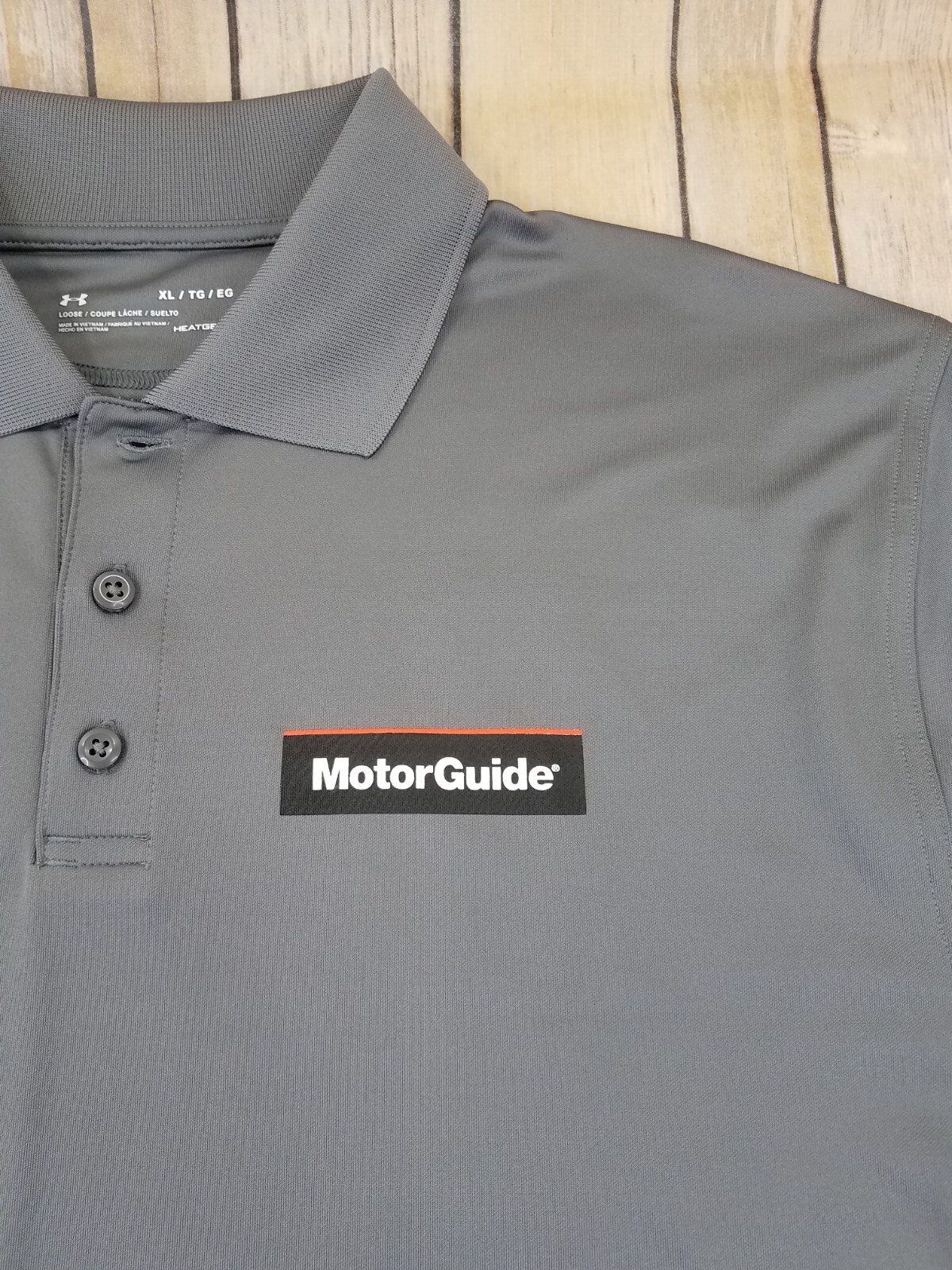 Under Armour Golf Polo Shirt Mens Size XL Gray Short Sleeve Athletic Rugby B1 thumbnail 3