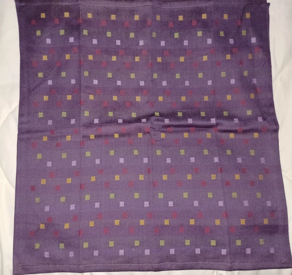 Pampered Chef Purple Tiles Reversible Placemats And Napkins Set Of 2 Each NWOP - Image 2 of 4