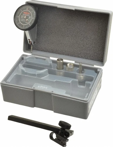 Mitutoyo 9 Piece, 0" to 0.016" Measuring Range, 40mm Dial Diam, 0-4-0 Dial Re...