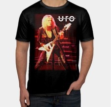 MICHAEL SCHENKER MSG UFO SCORPIONS GIBSON FLYING V GUITAR STRANGERS T-SHIRT LARG