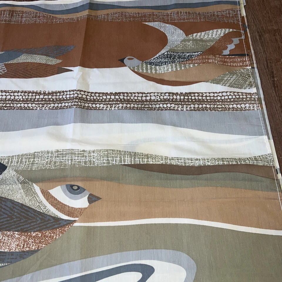 Винтажный Helen Webber Burlington 1980 двойной плоский лист птицы в полете ласки - Изображение 4 из 4