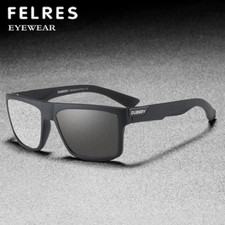 Photochromic Gray Black Reading Glasses For Men Square Shade Presbyopic Glasses