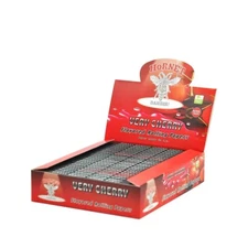 Full Box CHERRY Fruit Flavored Cigarette Rolling Papers Classic King Size