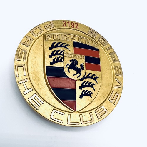 PORSCHE CLUB SVERIGE INSIGNIA SUECA COLECCIÓN ESMALTE 356 911 912 COCHE CLÁSICO WOW - Imagen 4 de 10