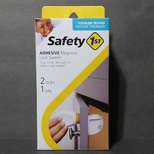 Safety 1st Lock System 2 Locks 1 Key HS292 Adhesive Magnetic Easy Install