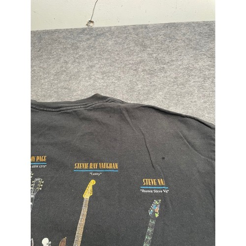 VTG 90s Randy Rhoads Delta Pro Weight Famous Guitars Graphic T-Shirt Band Tee XL - Picture 15 of 17