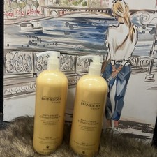 2 PK Alterna Bamboo Smooth Anti-Frizz Soothing Conditioner w PUMP Jumbo 33.8oz
