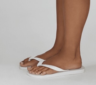 Havaianas Top Unisex Sandals, White, 36/37 Men, Women 4/5, Summer Beach  Pool