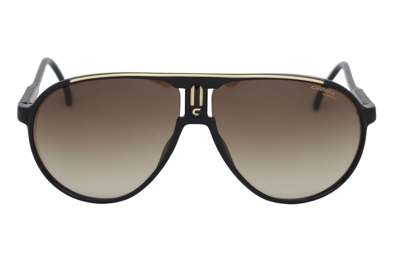 Carrera Champion/N 807 Shiny Black Gold Men’s Gradient Sunglasses 6212