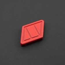 NEW! Notorious EDC NFG Stone V2 'Preme Red Cerakoted Titanium, Worry Stone, EDC