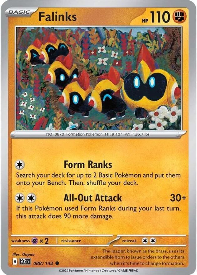 Pokemon Falinks (88/185) Stellar Crown NM