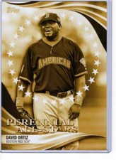 David Ortiz 2019 Topps Update Perennial All-Stars 5x7 Gold #PAS-28 /10 Red Sox 