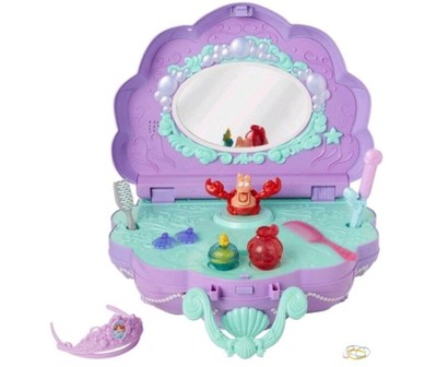 New Disney Princess Little Mermaid Ariel Tabletop Vanity Play Set Pretend Makeup Ebay