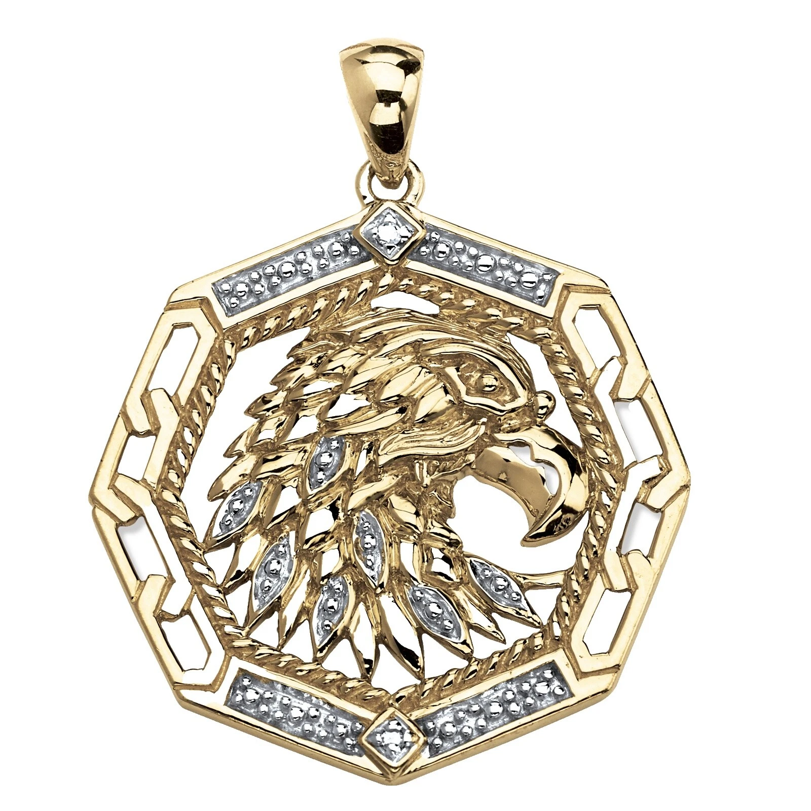 纯银海滩项链和吊坠男