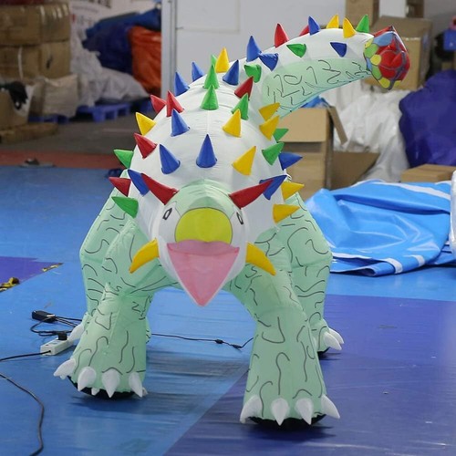 Giant Inflatable Dinosaur Tyrannosaurus Rex Outdoor Halloween Party Decoration - Picture 36 of 64
