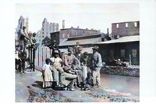 Libertos, ex esclavos afroamericanos, VA -- Postal de la Guerra Civil de Historia Negra