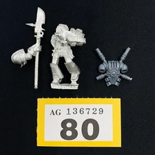 GREY KNIGHTS METAL POWER ARMOUR FORCE HALBERD WARHAMMER 40,000 40K OOP KNIGHT