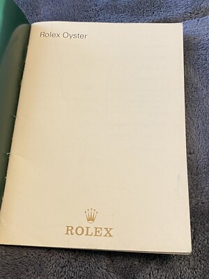 Livre Vintage Rolex Oyster - Catalogue/manuel Collectible - Édition Suisse - Comme Neuf