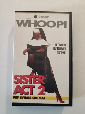 SISTER ACT 2 PIU' SVITATA CHE MAI - VHS TOUCHSTONE HOME VIDEO DISNEY VS4522 RARA