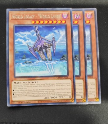 Yugioh x3 World Legacy - ''World Lance'' GEIM-EN058 Rare 1st Edition NM
