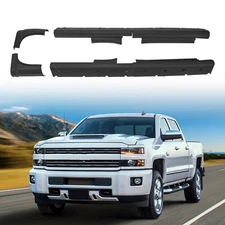 Lh Rh Slip-on Rocker Panel Cab Corner Set for 2014-2018 Chevy GMC Pickup 4 Door