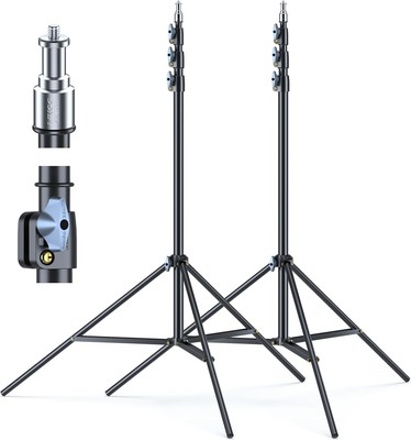 Lincostore Zenith 9 feet/288 cm Photo Studio Light Stands Set of Two