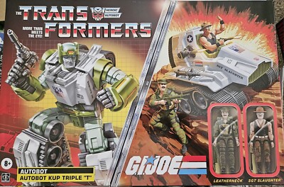 Transformers X G.I. Joe Autobot Kup Triple T SGT Slaughter Leatherneck ...
