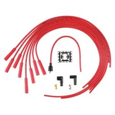ACCEL 8mm Straight End Red UNIVERSAL (4040R)