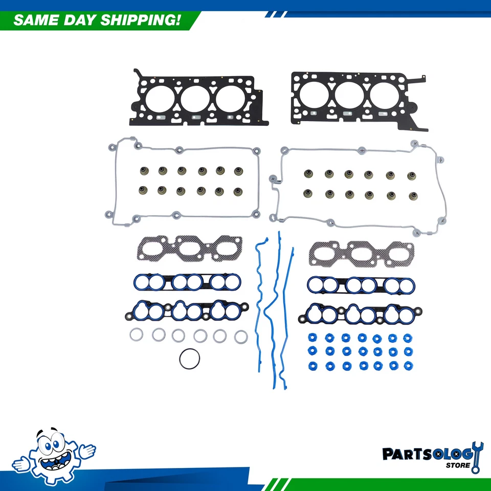 DNJ HGB411 气缸盖套件带头螺栓套件适用于 01-02 马自达 MPV 2.5L V6 DOHC — 第 2/3 张图片