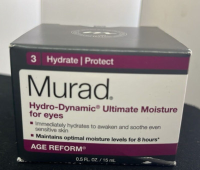 Murad Hydro-Dynamic Ultimate Moisture for Eyes 15ml/.5oz. FULL size/ new in box