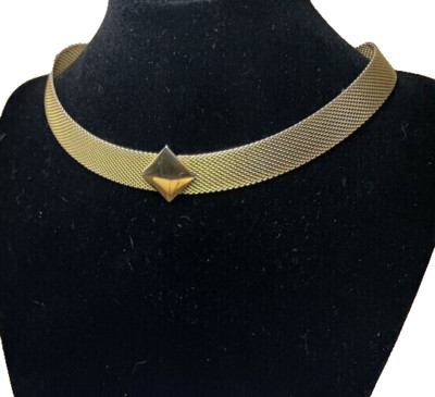 Vintage Halskette 1990-er Designer Park Lane, signiert, Kropfband / Chunky Chain