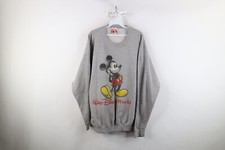 Vintage 90s Disney Mens XL Walt Disney World Mickey Mouse Crewneck Sweatshirt