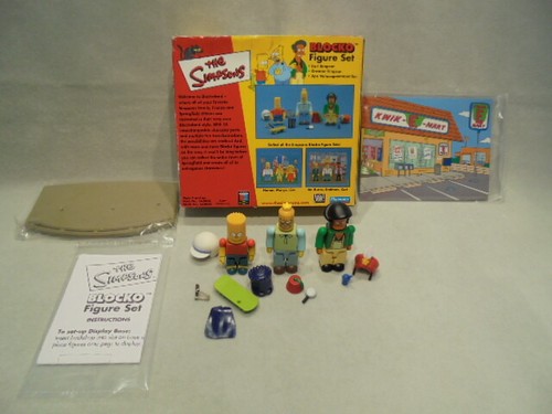 The Simpsons-BLOCKO Figuren-Set mit BART,GRAMPA & APU-KOMPLETT!(c)2002 - Bild 2 von 4