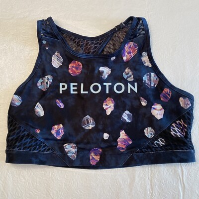 Peloton WITH Wear It To Heart Women s Asteroid High Neck Bra- Size L