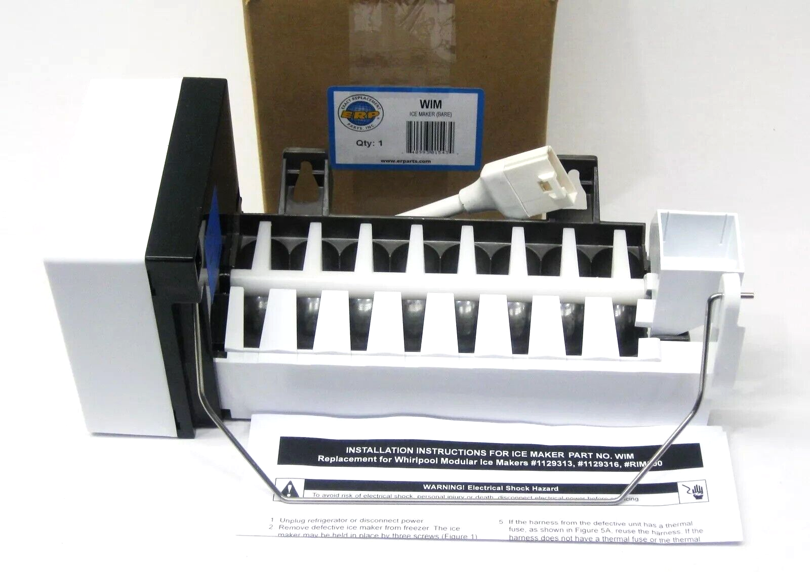 Whirlpool Amana D7824706Q ERP WIM Bare Ice Maker Replacement