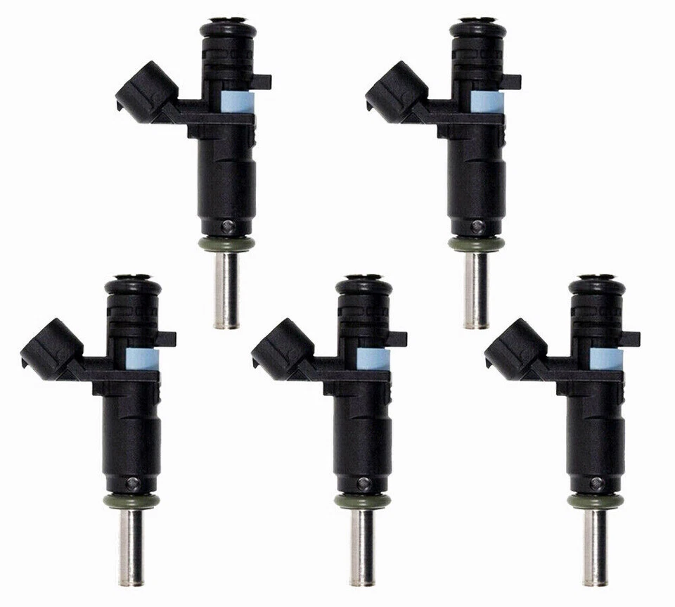 5X Inyectores de combustible 07K906031C para Volkswagen Golf SportWagen 2,5 L 2010 2011 2012 Foto 2 de 4