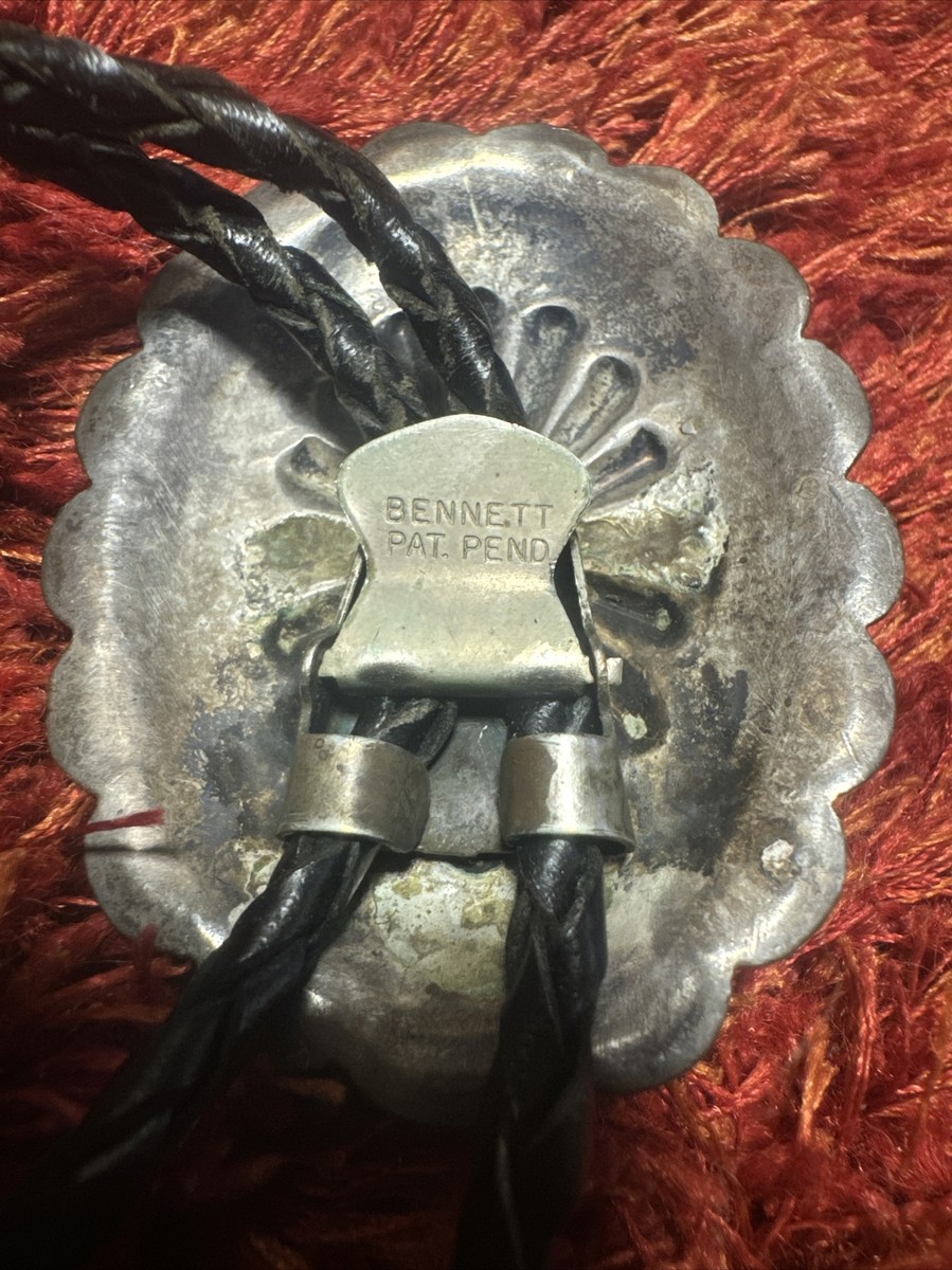 Vintage Navajo Pat Pend Bennett 50's Sterling Silver Vintage Navajo Pat Pend Bennett 50's Sterling Silver
