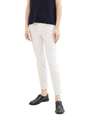 Tom Tailor Alexa Slim Jeans Weiß Lang Hose Denim Sommer Damen - Gr. 27/28