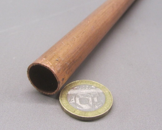Copper Tube Type M, LOW PSI 5/8 OD x .569 ID x .028 Wall x 5 Ft Length