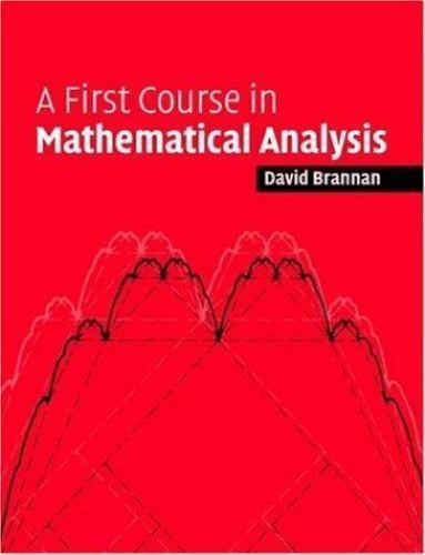 A First Course in Mathematical Analysis Brannan Paperback 9780521684248