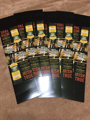 Tullamore Dew Irish True Table Tents  Set Of 6