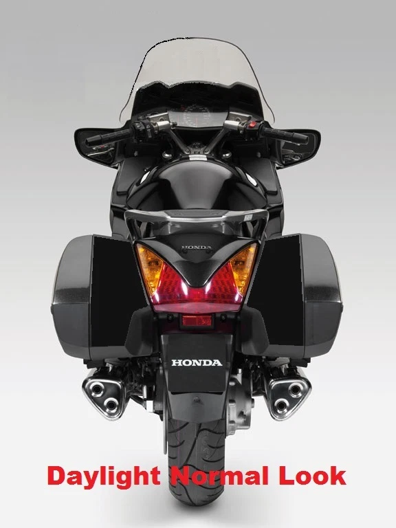 Juego de calcomanías reflectantes bolsa dura Honda ST1300 (todos los años) Foto 2 de 3
