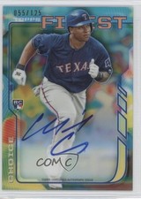 2014 Topps Finest Rookie Blue Refractor 55/125 Michael Choice #RA-MC Auto 4g6