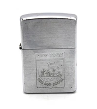 Zippo New York Big Apple Oil Lighter 2003 Used