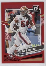 2023 Panini Donruss Press Proof Red Fred Warner #270 12v1